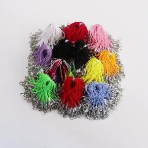 20/100Pcs Lobster Clasp Lanyard Strap Cords Mobile Phone Lanyard Polyester Key Chains For DIY Keychains Bags Pendant Accessories