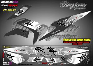 Striping sticker transparan Beat Street/Deluxe 2022-2023 New Hayabusa