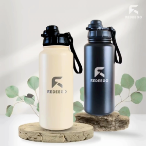 REDEEGO 950ml Signature Bottle With Go-Lock Cap 100% Leakproof Stainless Steel Vacuum Flask