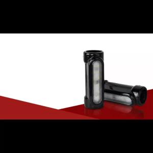 Đèn LED Gắn Thanh Chống Đổ Xe Máy Màu Xanh Đỏ Tích Hợp Xi Nhan Chuyển Đổi DRL Dành Cho Harley Touring Road King Highway Crash Bars