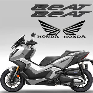 Honda đánh bại biểu tượng 3D cánh Gel miếng dán trang trí xe máy xe mô tô Scooter đề can phần thân Phụ kiện cho Honda đánh bại 110 đánh bại FI 110i decal