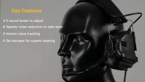 RAGON EARMOR M32 MOD4 Protector Noise Cancelling Earmuff Electronic Headset with Communication