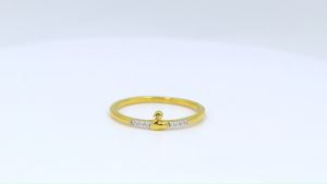 Happy Jewelry แหวนเป็ด บ่าเพชร ทองแท้ 9k 37.5% เพชรเกสร ME027 - คุณภาพแหวนเป็ดที่คุณต้องการ