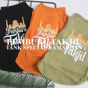 Baju Kucing Anjing Lucu Murah Cowok Cewek - Bukipet Tank Takjil