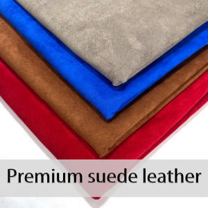 50x145cm Faux Suede Leather Fabric Soft Stretchable 0.6mm Thick Synthetic Suede for DIY Sofa Cushion Handbag Lining Car Interior