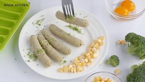 6 Gird Sausage Maker Mould Silicone DIY Ham Hot Dog Making Moulds With Lid Kitchen Household Sausages Cake Baking Tools Molds