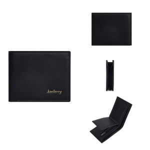 Baellerry | Ví Nam Baellerry Chống Quét RFID Chất Liệu Da PU Thiết Kế Mỏng Ngang Ngắn Có Ngăn Đựng Tiền Xu Bằng Khóa Kéo Và Nhiều Ngăn Đựng Thẻ Giảm Giá 80%