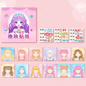 STARRY ARK | Educational Princess Dress-up Sticker Book for Girls Age 3-6