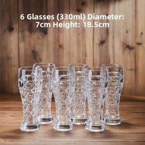 ZHUXI | 2025 New Stylish Elegant Beer Glass Set