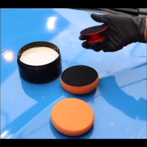 [ Span Wax Kereta ] Round Foam Pad Polishing & Waxing Sponge Car Polish Wax Applicator Pad Buffing