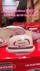 BÀN LÀ HƠI NƯỚC  BÀN ỦI HƠI NƯỚC CẦM TAY SUNHOUSE SHD2175 - Phun hơi cực mạnh - Bảo hành 12 tháng