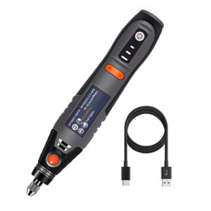 35W USB Cordless Rotary Tool Dremel DIY Mini Drill Engraving Pen Electric 3 Speed Mini Wireless Drill Set 8500r-21000r/min