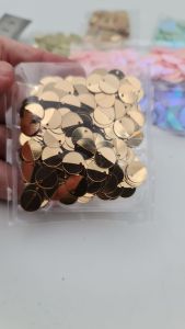 PAYET RAMBOCI 3D MOTIF BULAT TEKUK ATAU DOLLAR TEKUK UKURAN 10 MM KUALITAS BAGUS PER 10 GRAM