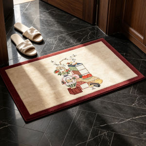 ZHIXIAO | Non-slip Dust-removal Water-absorbent Wear-resistant Customizable Belgian Velvet Door Mat