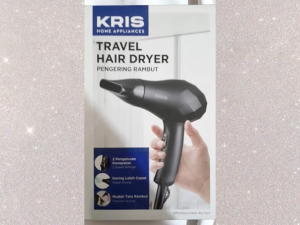 Kris Klaz Hair Dryer Black Tosca Travel Mini Warna Hitam Hijau Model Classic Klas Pengering Rambut Pengeringan Cepat Klas Hairdryer Krisbow