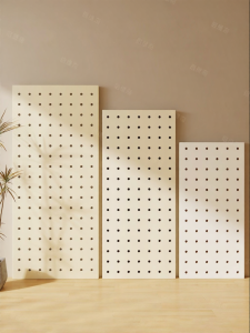 BEIQIVI | Solid Wood Perforated Storage Shelf
