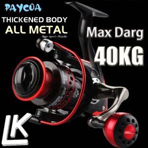 【COD&Stok Lokal】PAYOCA Reel Pancing Murah Kuat LK2000-7000 Reel Pancing Power Handle Rasio 5.2:1 Air Asin Memancing Max Drag 30Kg