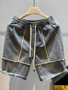 Quần Short Denim Ống Đứng Cạp Vừa Mùa Hè Cho Nam Quần Jeans Rách Thời Trang Hợp Thời Trang Quần Ngắn Thoải Mái Đa Năng