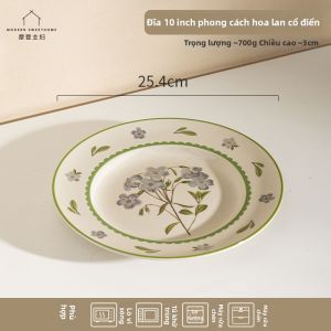 MODERN SWEETHOME | Dĩa Đa Năng Dùng Cho Bữa Sáng Trung Quốc Và Tây Phương Món Tráng Miệng