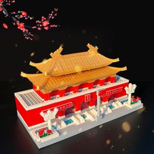 [HOÀN TIỀN  6%]Mô hình kiến trúc nổi tiếng Tử Cấm Thành Điện Thái Hòa lâu đài cung điện lắp ráp miniblock đồ chơi xếp hình diy