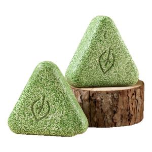 SHUIMUHUACAO | Handmade Herbal Shampoo Soap for Hair Strengthening Anti-Breakage Oil Control Volume and Dandruff Removal with Platycladus Leaf and Usman Grass Formula