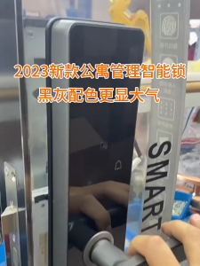 Smart Door Lock Fingerprint Tuya App Tempered Glass Metal Body Keyless Entry Biometric Password Key Digital Home Security