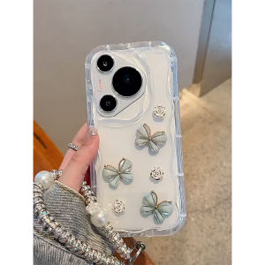 Huawei Pura 70 5G Case Huawei Pura 70 Pro Case Huawei Pura 70 Ultra Shockproof Case 3D Three-dimensional rose Phone Case Anti Fingerprint Back Cover for girls students woman