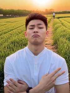 เสื้อยืดคอกลมแขนสั้นสีขาวสำหรับผู้ชาย CleanFit Henry Collar T-Shirt ทรงหลวม ทรงอเมริกัน แขนครึ่งตัว แฟชั่นฤดูร้อน