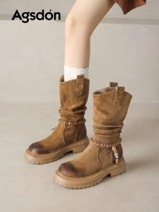 Agsdon | Vintage Cowgirl Ankle Boots For Women