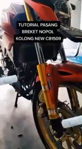 Breket Plat Nomor Cb150 R New Dudukan Plat No Depan Cb 150 R New-Old-Lama Model Kolong CB150X