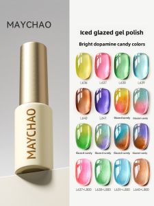 Maychao | Dopamine Style Candy-colored Glassy Cat Eye Nail Polish