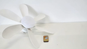 Socket Fan Light 20.5IN Light Bulb Fan with Remote Dimmable Screw in Fan and Light Combo