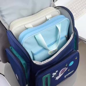 Túi Dạy Học Nhiều Lớp Huajie Dành Cho Học Sinh Chống Thấm Nước Dung Tích Lớn Có Khóa Kéo Đựng Tài Liệu Chất Liệu Vải Oxford