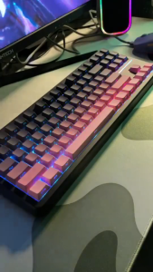 EWEADN X87 Ultra three modes keyboard wireless gaming mechanical magnetic keyboard RGB Lighting Hot Swap Huano Arctic Switch