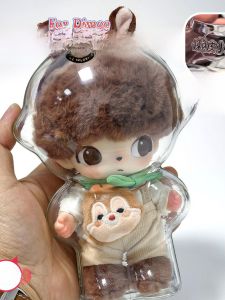 High Definition Transparent Protection DimooWorld Disney Series Storage Case Bubble Mart Original Hand Drawn Hard Acrylic Bag