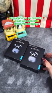 Lenovo ERAZER XT66PRO Translator Earphone AI Language Translation Earphone Wireless Bluetooth 5.4 Earphone Open AI Digital LED Display ASMR Earphone Real-time Bluetooth Translation