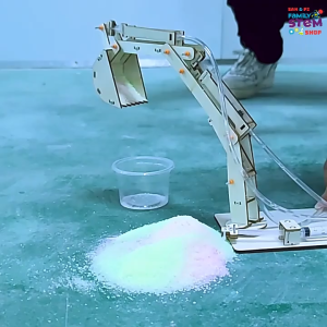 [Stem Thủy Lực] Mô Hình Lắp Ráp Máy Gầu Xúc Thủy Lực 5 Xi Lanh - Loại Lớn. Đồ chơi khoa học công nghệ stemsanpi