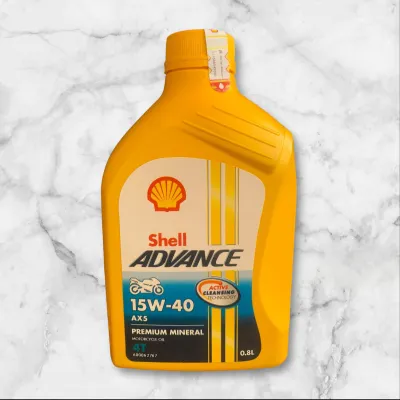 OLI SHELL AX5 800ml.MANUAL.15w-40..PERBOTOL..