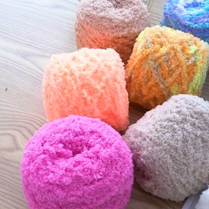 ไหมพรมขนแกะ ขนาด50กรัม สําหรับถักโครเชต์ DIY มีหลายสีให้เลือก