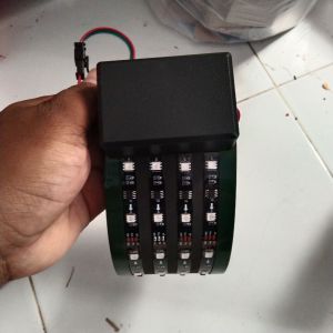 Strobo RGB HITAM 60 MODE BAGUS