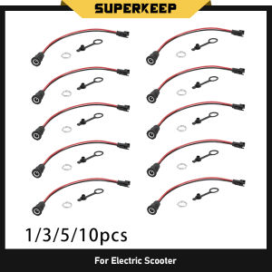 5.5 X 2.1mm DC Power Jack Socket Female Panel Mount To 2 Pin JST SM Male Plug Durable Connector Cable for Electric Scooter