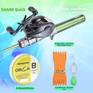 fishingfans | Light Ultra-light Carbon Solid Tip Fast Long Casting Fishing Lure Rod