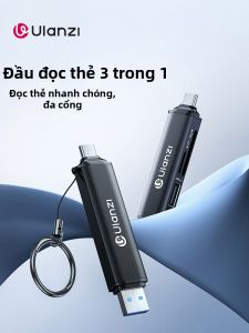 Ulanzi | Đọc Thẻ Đa Năng Tốc Độ Cao SD TF Adapter Máy Ảnh USB/TypeC Tương Thích