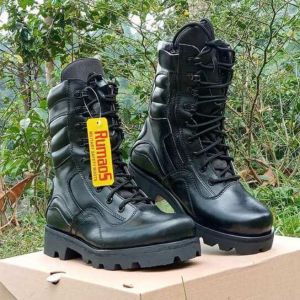sepatu PDL/tactical boots RUMAOS/ TNI POLRI SECURITY SATPAM SATPOL KULIT SAPI
