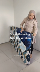5.5 DISKON SALE Sarung Busa Resleting Motif Sparta Size Single bahan Katun Micro Adem & Anti Luntur