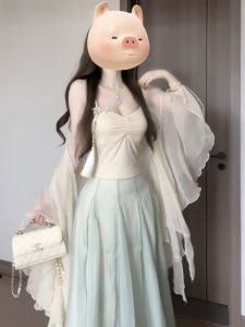 เสื้อคลุมกันแดดผ้าชีฟองผู้หญิง ทรงหลวม แขนยาว ปกโปโล ปกโปโล ผ้าโปร่ง ใส่ได้ตลอดทั้งปี สไตล์ทำงาน ฤดูร้อน 2025