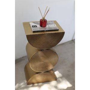 Hewu Designed Nordic Art Sofa Living Room Minimalistic Modern Metal Wheat Retro Side Table Corner Table Coffee Table
