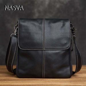 กระเป๋าสะพายหนังผู้ชายกระเป๋าสะพายไหล่บาง NASVA