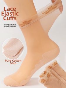 JIUSENNIAO | Anti-Run Summer Lightweight Comfortable Ankle Socks for Mothers and Pregnant Women