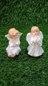 Tượng Thiên Thần mini 9cm chất liệu composite quà tặng công giáo trang trí tiểu cảnh dễ thương